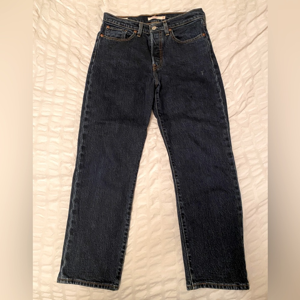 Levi’s wedgie straight cropped
